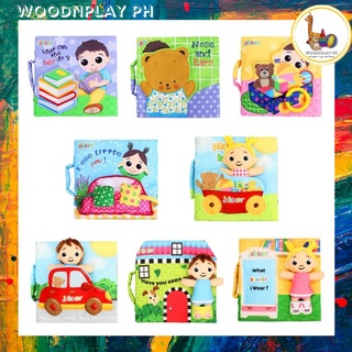 Jollybaby Interactive Cloth Books for Babies and Toddlers