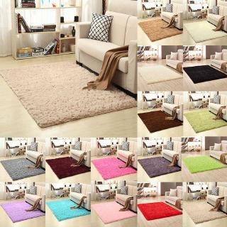 Stylish Fluffy Rugs Anti-Slip Soft Carpet Mat Living Room Rug Fluffy Pad Floor Bedroom