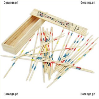 SP Wooden Pick Up Sticks Wood Retro Traditional Game Pickup Stick Toy Wooden Box HG (2)