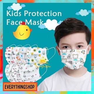 10PCS-Kids Mask 3Ply Disposable Surgical face Mask