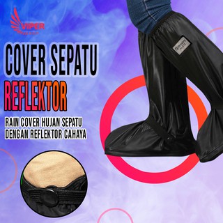 Rain Cover Shoe Cover With Light Reflector Shoe Protective Water Resistant Rain Cover Adult Shoes