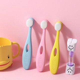 silicon toothbrush for baby Children s toothbrush Wanmao 1-2-3-4-5-6 to 10-year-old baby superfine soft bristles toothbrush, baby toothbrushSpot Sale！
