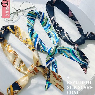 FT| 2pcs Narrow Ribbon Handle Tie Bag Belt Strap Handbag Accessories Scarf Bow Tie Decoration
