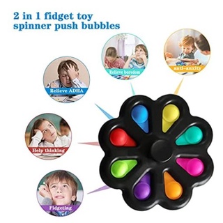 New Pop It Fidget Toy Push Bubble Stress Relief Kids Educational Toys Pop It Tiktok Fidget Toys