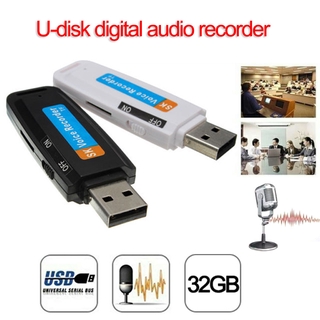 Mini U-Disk Digital Audio Voice Recorder Pen USB Flash Drive Support up to 32GB Micro SD TF Extended (1)