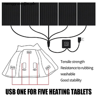 YUANJIA USB Electric Heated Jacket Heating Pad Outdoor Themal Warm Winter Vest Pads .