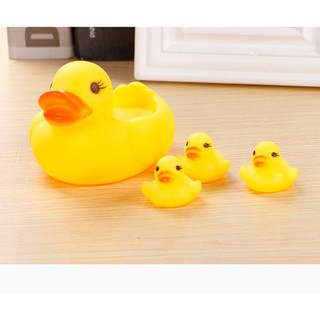 Cute Duck Duckie Baby Shower Water toys for baby kids (Yellow)