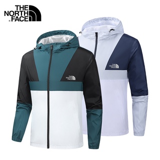 THE NORTH FACE Men's Outdoor Jacket Windproof High-quality Sports Hooded Windbreaker