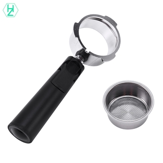51mm Stainless Steel Bottomless Coffee Portafilter for Coffee Maker dnLo