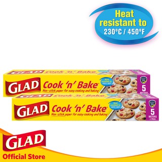 Glad Cook 'n' Bake 5m, 2 Packs