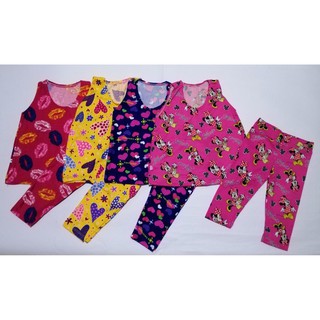 Girls Terno Blouse and Legging for 6 months to 7 years old