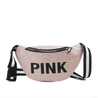 WPF fashion weave belt bag sling bag