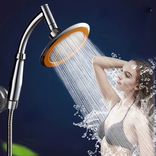 Home🔸6" Adjustable High Pressure Round Rainfall Sprayer Top Bathroom Shower Head (8)