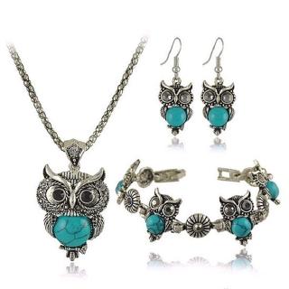 Unique Vintage Charm Silver Plated Pendant Necklace Earrings Bracelet Set Jewelry Sets for Women Party Gifts BT