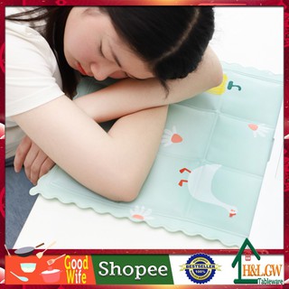 Cushions♙35*35cm Square cartoon ice cushion comfortable massage gel pad summer washable foldable mat