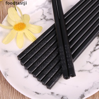 【fo】 1 Pair Japanese Chopsticks Alloy Non-Slip Sushi Chop Sticks Set Chinese Gift .
