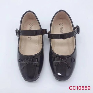 Black shoes for kids flat w/strap size24to35