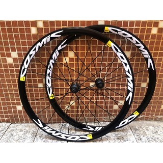 【Ready Stock】☸♠✶700c mavic cosmic road wheelset Frame height 36mm or 40mm front wheel 16 holes, re (1)