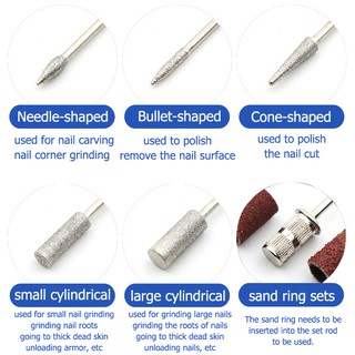 electric drill nail machine nail drill machine nail grinding machine kit (7)