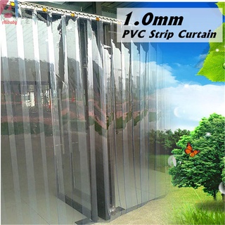 Freezer Room PVC Strip Curtain / Door Strip Kit + hanging rail - 2M X 0.18CM New#Only a single strip aircon