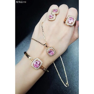 ⊙high quality 4in1set rosegold hypoallergenic