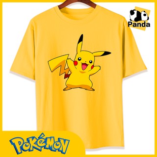 Pikachu Tshirt Pokemon Tshirt Cotton Unisex Asian Size Variety of colors