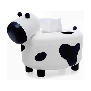 Cow-shaped tissue box two-in-one with toothpick box cartoon tissue box