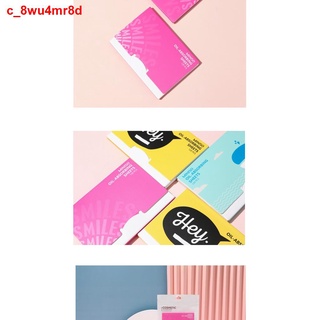 ▦Miniso Oil Absorbing Sheets Pink/Blue/Yellow/White (6)