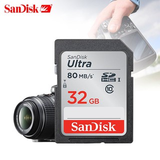 SanDisk Ultra 128GB 80MB/s Class 10 SD SDHC SDXC Memory Card in SD card 32GB 16GB 64GB for Camera Su