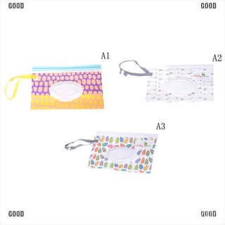 {GOOD}Clean Wipes Carrying Case Wet Wipes Bag Cosmetic Pouch Wipes Container Optional