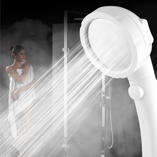 ｛Fast Delivery}3 Gears High Pressure Watersaving Shower Head Energy Shower Head Booster Shower