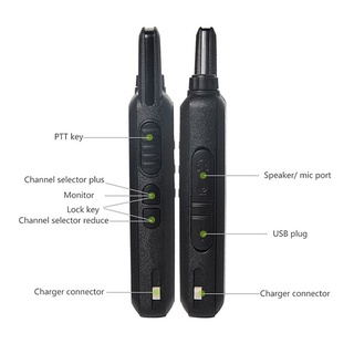 Ultra-Thin Mini Walkie Talkie Professional Long Range Handheld CB Radio Transceiver Uhf Wln Kd-C1 (3)