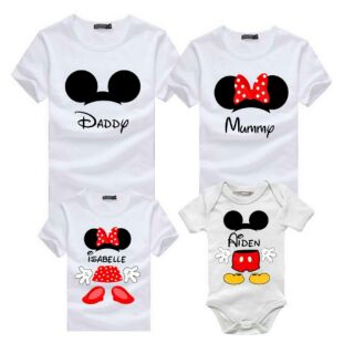 Customized Mickey Mouse Family Shirts #2 (1)