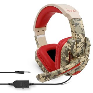 IPEGA GAMING HEADSET FOR PS4/XB1/NSW/NSW LITE/MOBILE/TABLETS/PC (RED CAMOUFLAGE)
