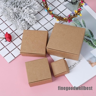 [TodayOnly] 10pcs Brown Kraft Paper Aircraft Gift Boxes Blank Handmade Soap Packing Box