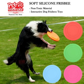 6 Colors Dog Toy Bite Resistant Frisbee Pet Frisbee Training Dog Frisbees