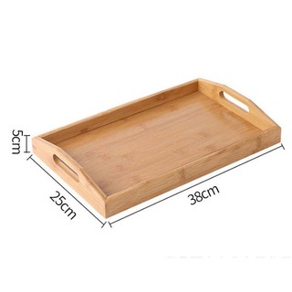 Japanese Style Wooden Tray Bamboo Plate Household Tea Tray Water Cup Bamboo Plate Barbecue (8)
