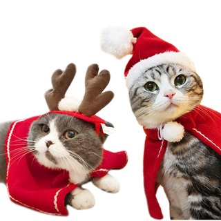 Cute Christmas Pet Santa Hat Dog Cat Puppy Kitten Hat Animals Costume (4)