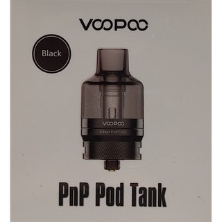 Voopoo Pnp Pod Tank - Black | Stainless Steel