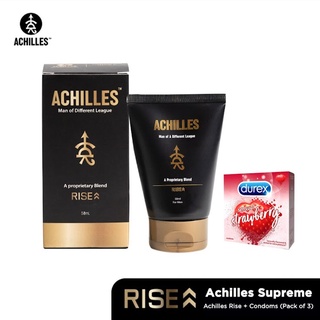 Achilles Supreme (1 Achilles Rise and 3 Condoms Bundle)