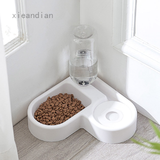 Automatic Pets Supplies Feeder Food Water Dispenser Detachable Cats Dogs Puppy Feeding Machine Bowl Pet Drinking Fountain