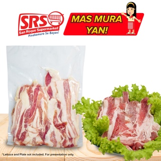 SRS Fresh Pork Samgyupsal Plain 500G
