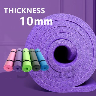 10mm Extra Thick high density antitar exercise Yoga Mat exercise mat (3)