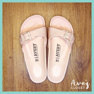 [Aves Closet] AVERY Birkenstock Inspired 1 STRAP Slippers Sandals for Women (3)