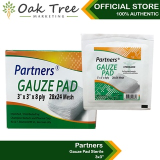 Partners Gauze Pad Sterile 3X3