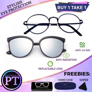 Buy 1 Take 1 Neo 20+BG High Quality Anti Radiation Glasses + Sunglasses