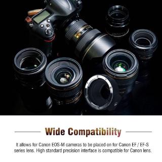 Meike EF S-EOS M Auto Focus Lens Adapter for Canon EF/EF-S EOS-M❤ (3)
