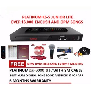 The Platinum KS-5 Karaoke Videoke Player w/ 9790songs & Mic dm6000