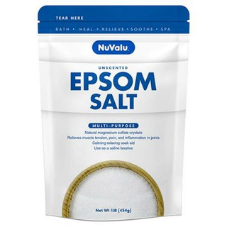 Epsom Salt Magnesium Sulfate Laxative or Epsom Foot Soak Relax Calming 454g 624g