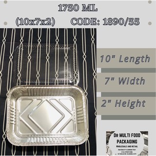 Aluminum Foil Tray with Lid & Loaf Pan with Lid (7)